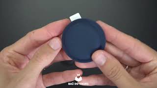 Vídeo de Case Suporte Esconderijo Discreto de Rastreador Preto Compatível com AirTag