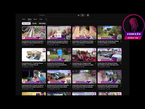 Rádio e TV Conexão News FM chega a quase 100 mil visualizações
