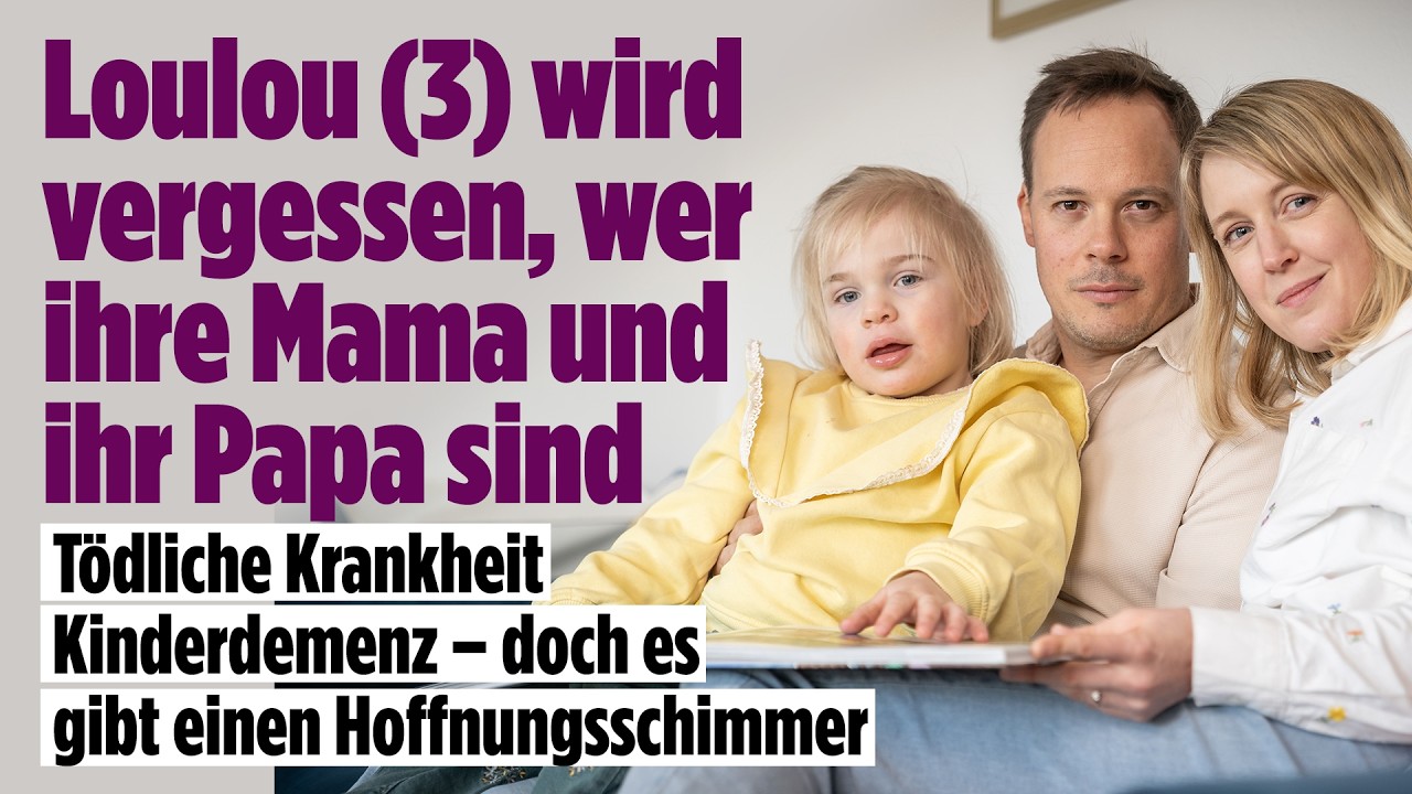 Demenz mit 3 Jahren: Louisa kämpft gegen unheilbare Krankheit – Eltern suchen weltweit nach Heilung
