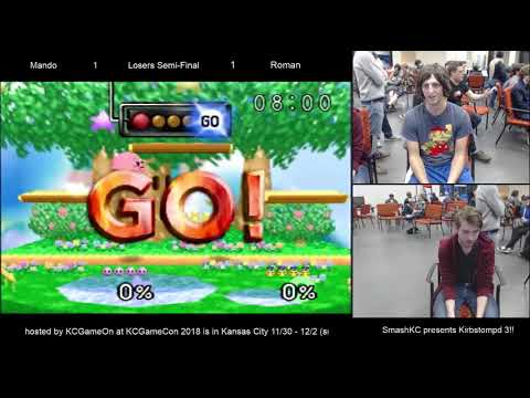 Kirbstompd 3 - Roman (Falcon) vs Mando (Kirby) Losers Semifinals