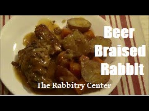 Beer Braised Rabbit & Rabbit Flank Steaks