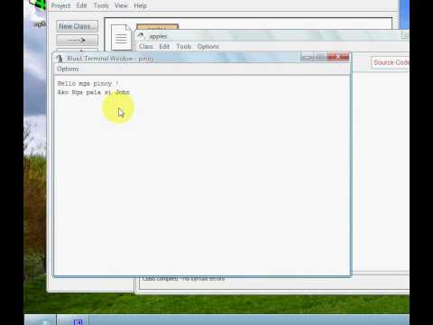 Java Programming Tutorials 3 Output Tagalog Version