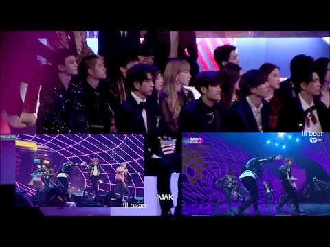 GOT7 & idols reaction to BTS - Not Today [MAMA 2017]