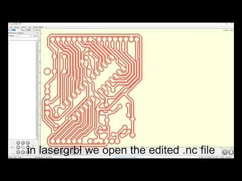 FlatCam gerber to gcode for laser plotting