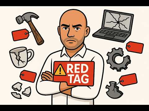 5S Lean Red Tags Explained | How to Use Red Tags in the Sort Phase