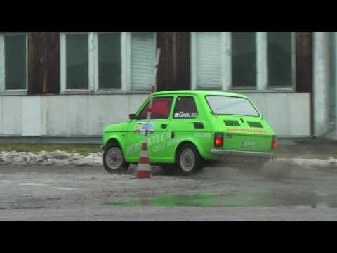 R.Ginalski / A.Styś Fiat 126p - KJS "Rajd Zimowy 2011" 2011-02-06 - Jedlicze Krosno