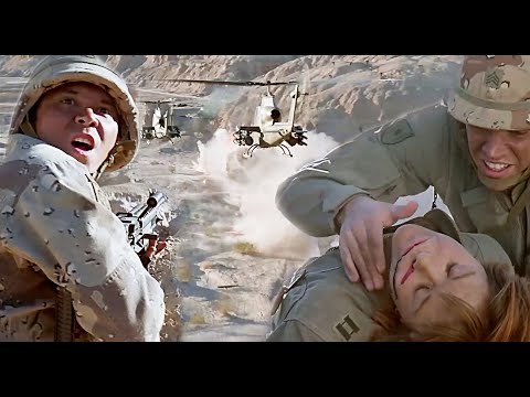 Courage Under Fire (1996) - Choppers Vs Enemy Troops
