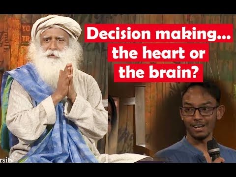 Decision making… the heart or the brain? - Sadhguru & NEHU Shillong