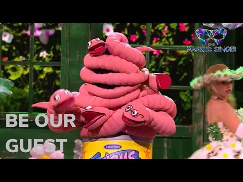 Can Of Worms Sing “Be Our Guest” | The Masked Singer Uk Season 7 Episode 1