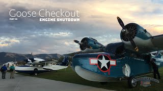Grumman Goose Checkout Part IX: Engine Shutdown