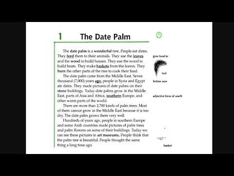 Facts and Figures - Unit 3: Plants - Lesson 1: The Date Palm