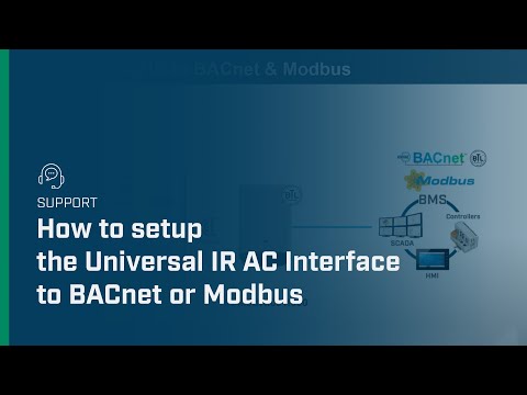 Universal IR AC to BACnet/Modbus Interface with Inbuilt Temperature and Humidity Sensor