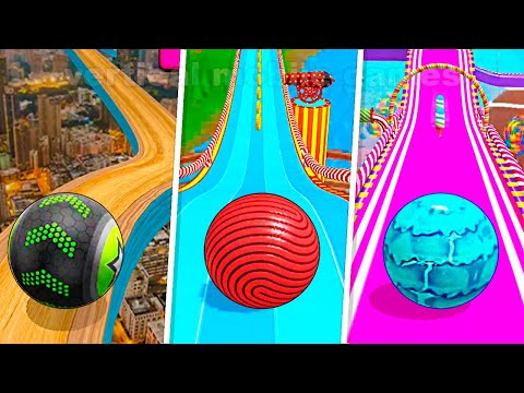 Going Balls vs Sky Ball Jump vs Candy Land Ball Run - Going Ball 3D Games