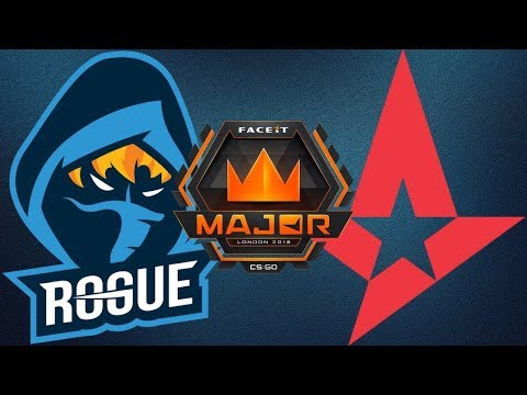 Rogue vs Astralis (Inferno) Highlights   FACEIT Major  London 2018