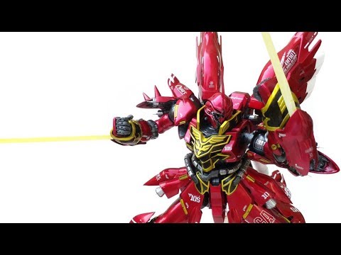MG 1/100 MSN-06S Char's Custom Sinanju - Painted Build(シナンジュ)