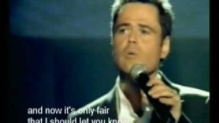 Donny Osmond - WITHOUT YOU - Karaoke