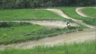 preview picture of video 'Honda XRV 750 Africa Twin rd04, rd07 on cross track'