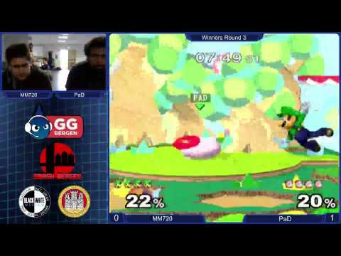 GG Bergen Melee XI - Winners R3 - MM720 (Luigi) vs PaD (Jigglypuff)
