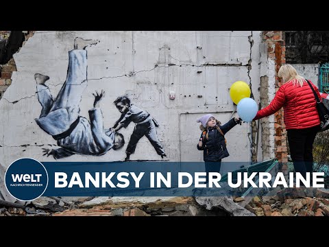 SOLIDARITÄT DURCH KUNST: Streetart-Künstler Banksy bekennt sich zu Werken in der Ukraine