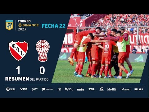 #TorneoBinance 2023 | Fecha 22 | resumen de Independiente - Huracán