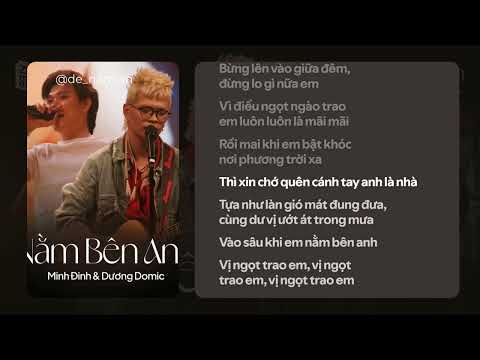 Nằm Bên Anh | Karaoke Hạ 1 tone G♭ có bè - Minh Đinh ft. Dương Domic (Special Piano ver.) @de_namian