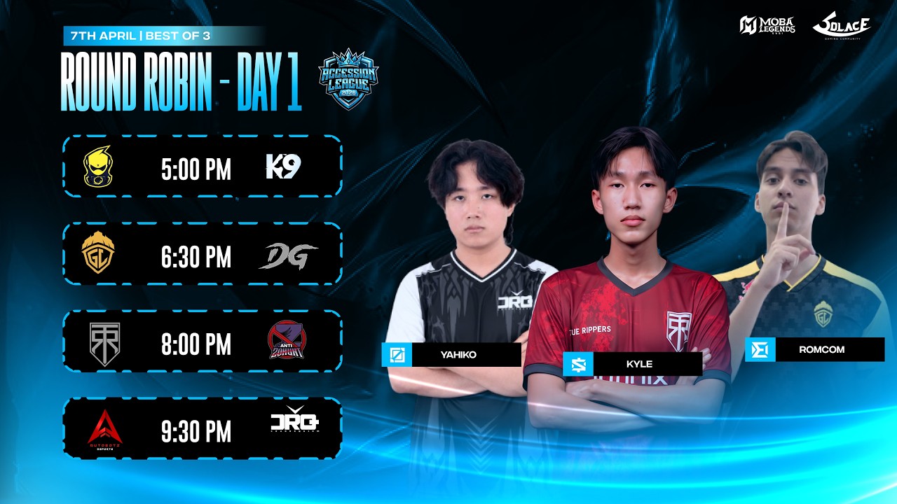 Accession League 2026 | Round Robin Day 1 | MOBA Legends 5v5