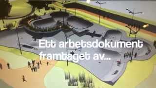 preview picture of video 'Arbetsgruppens 3D Skiss för Betongparken i Värnamo'