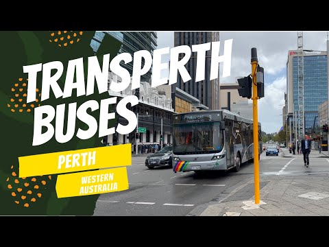 TransPerth Buses ,Perth Western Australia   4K