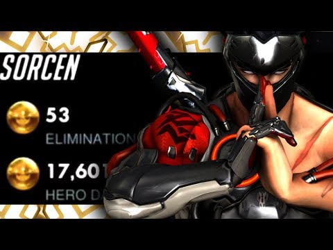 NECROS INSANE NANO GENJI! 53 ELIMS! [ OVERWATCH SEASON 21 TOP 500 ]