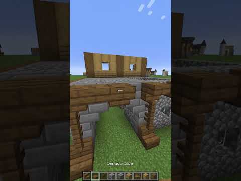 Insane Speed Build House in 5 Mins! 😱 #Minecraft