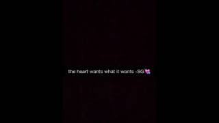 The heart wants what it wants ( cover ) 💘