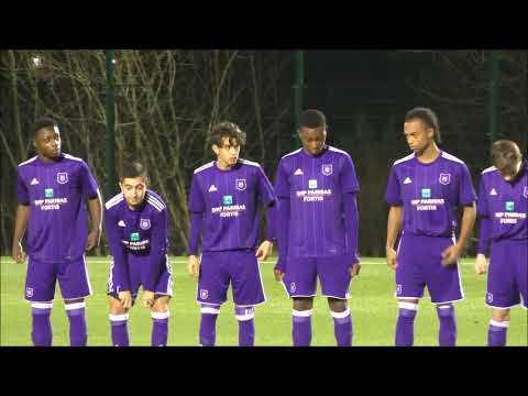Andonline U17 Anderlecht - Westerlo Warming and line Up