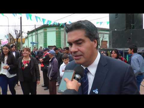 PRESIDENCIA DE LA PLAZA CUMPLIO 69 ANOS DANIEL CAPITANICH JORGE CAPITANICH DIEGO BERNACHEA