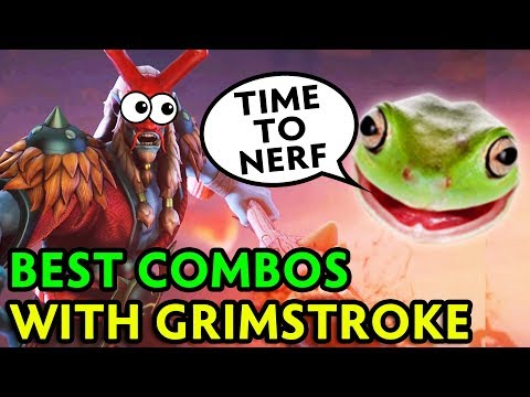 BEST IMBA COMBOS with Grimstroke — new Dota hero