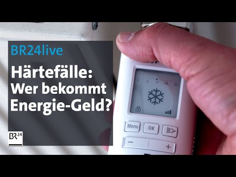 BR24live: Bayerisches Kabinett zu Energie-Härtefallfonds - wer bekommt Unterstützung? | BR24