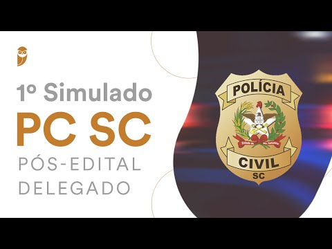 1º Simulado PC SC - Pós-edital (Delegado) - Correção