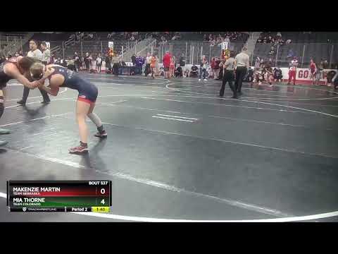 112 Lbs Champ. Round 2 - Makenzie Martin, Team Nebraska Vs Mia Thorne, Team Colorado Eda3