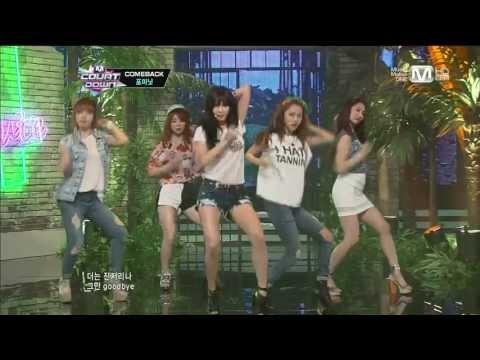 [130704] 4Minute - MC cut + Is It Poppin' + Ending @ M Countdown