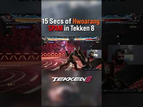 15 Seconds of Hwoarang spam in Tekken 8 #tekken8 #hwoarang #shorts