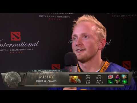 MiSeRy interview after DC vs LGD - The International 2016