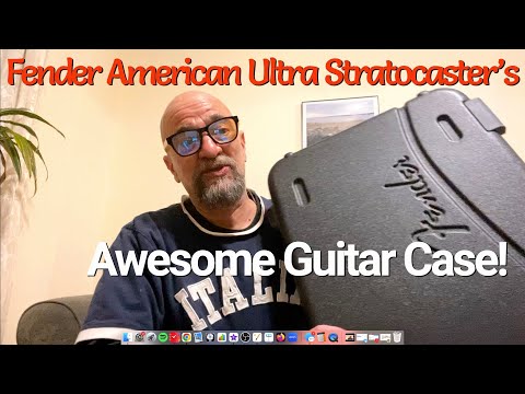 Fender American Ultra Stratocaster's Awesome Guitar Case