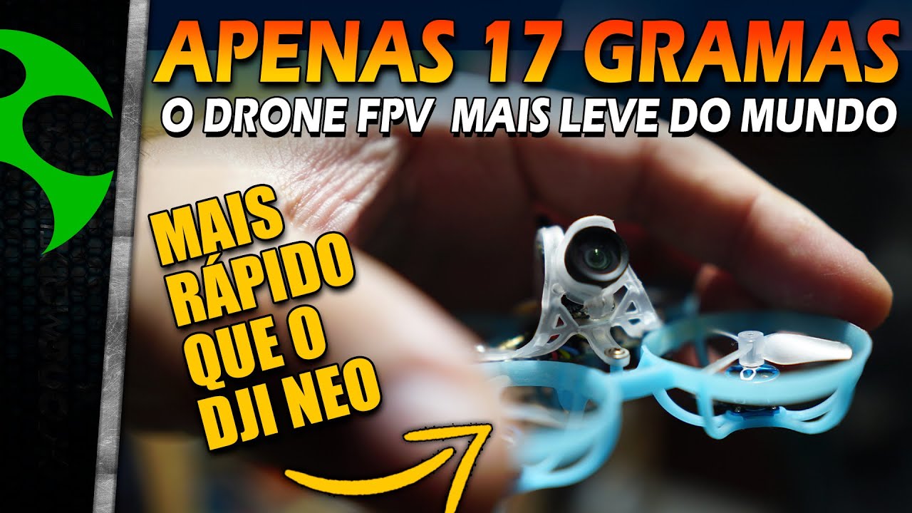 17 gramas!!!! O MENOR drone FPV do MUNDO: BetaFPV Air65