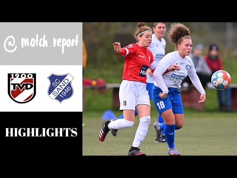 Highlights: TV Derendingen - SC Sand II | Fußballoberliga Frauen | Match.Report