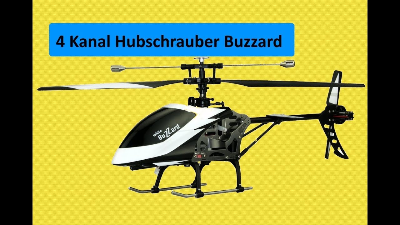 RC vrtulník Buzzard V2, bílá