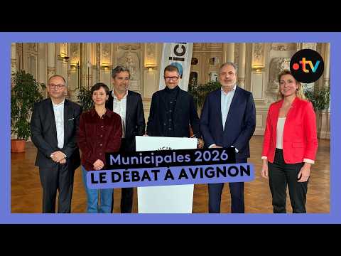 Municipales 2026 à Avignon : sécurité, logement, culture... 5 candidats face à face pour la mairie