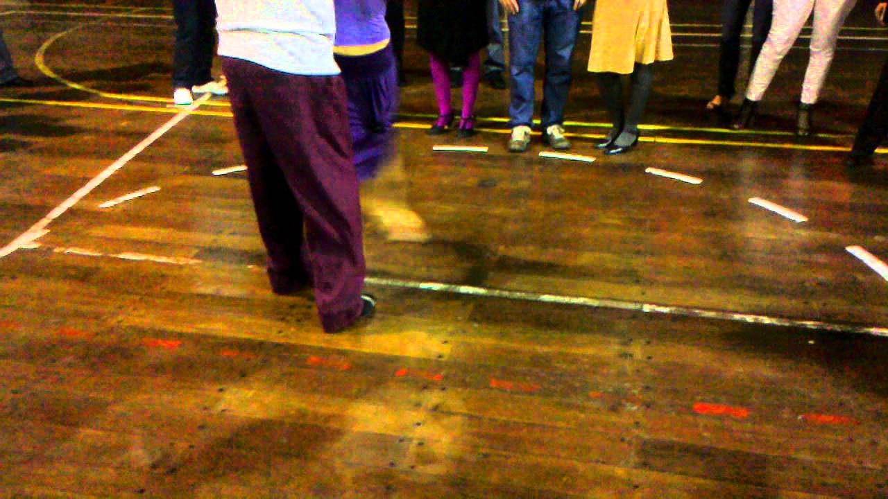 Mariela Pandelo y Marcelo La Valle, clase de tango en La Virua (24-09-2011)