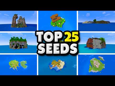 Top 25 SURVIVAL ISLAND SEEDS For Minecraft 1.21.10!