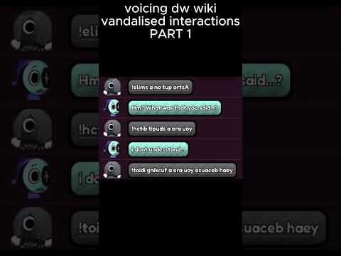 voicing Dandy's world wiki vandalisings PART 1 #givemebackmykids #dandysworld #funny #memes #shorts