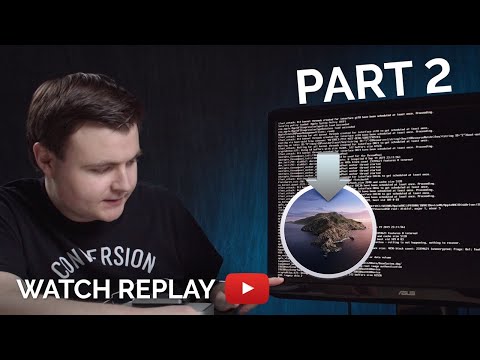 Installing macOS Catalina (dosdude1 Patcher) - Part 2 - Krazy Ken's Tech Misadventures LIVE (Replay)
