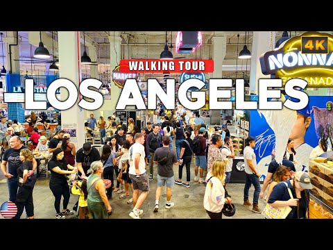 Los Angeles, CA - Downtown Los Angeles 4K Walking Tour